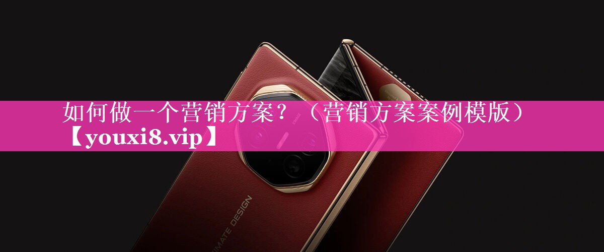 如何做一个营销方案？（营销方案案例模版）