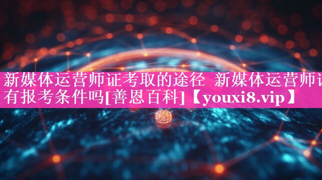 新媒体运营师证考取的途径  新媒体运营师证有报考条件吗[善恩百科]